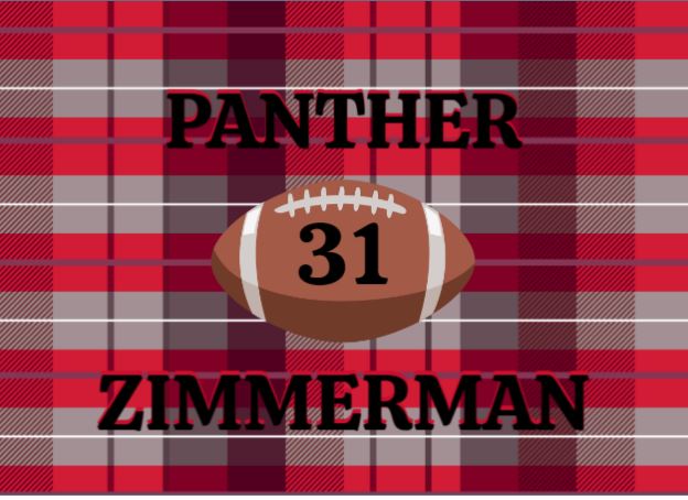 Personalized Football Woven Blanket – Red